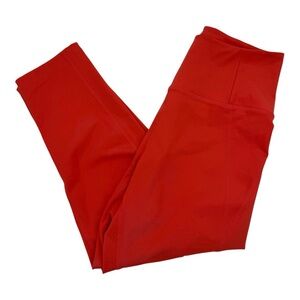 Girlfriend Collective Orange Compressive High-Rise Capri‎ Legging Size Small